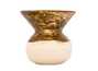 Vessel for mate (kalabas) # 30156, ceramic