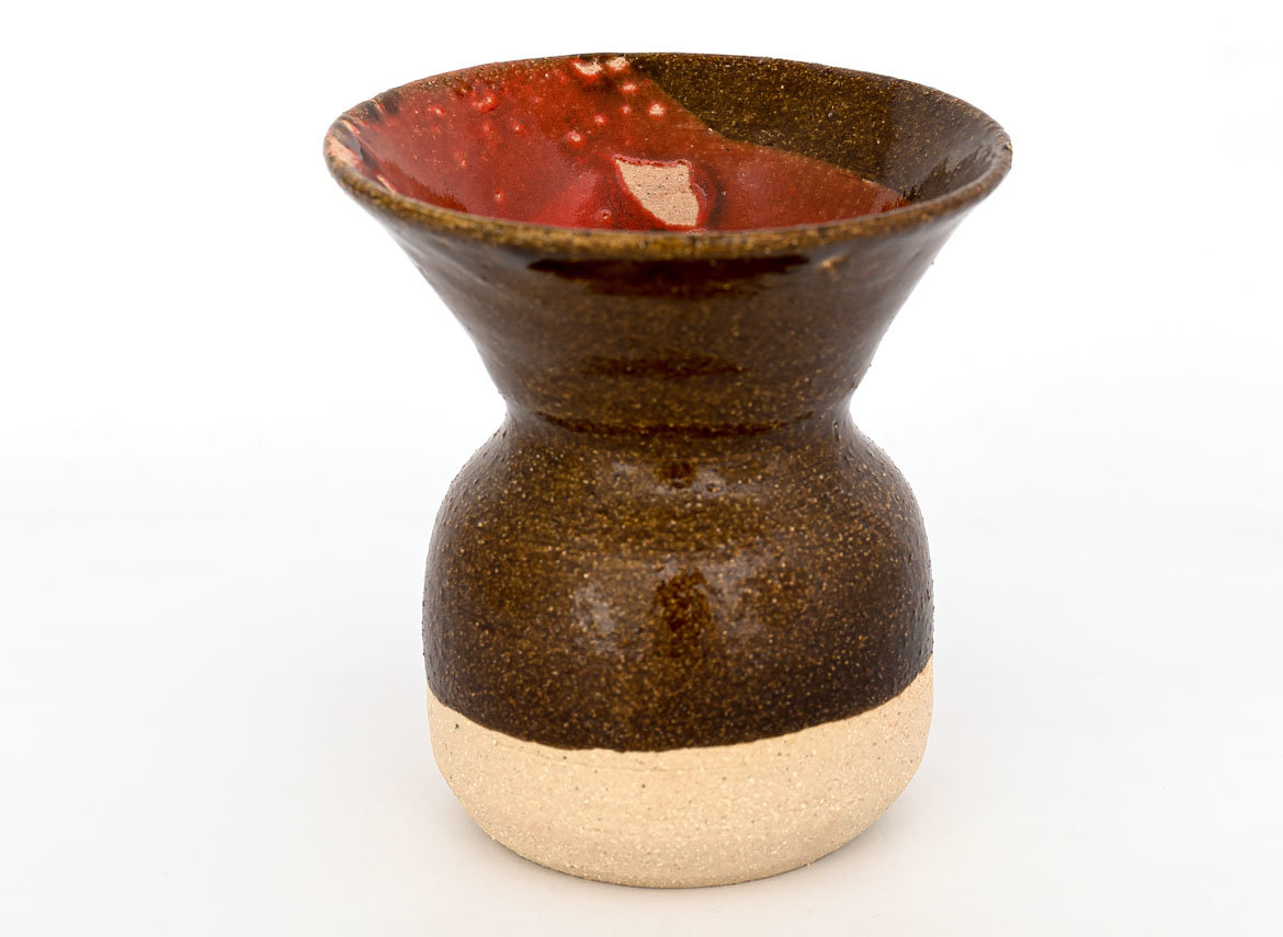 Vessel for mate (kalabas) # 30165, ceramic