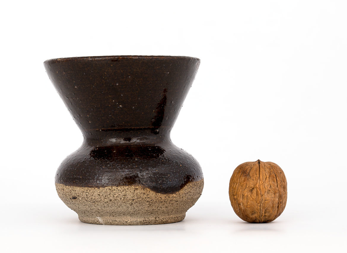 Vessel for mate (kalabas) # 30171, ceramic