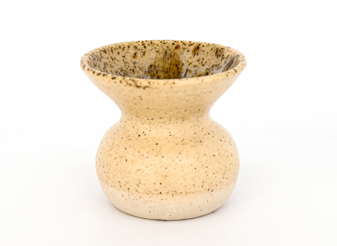 Vessel for mate (kalabas) # 30173, ceramic