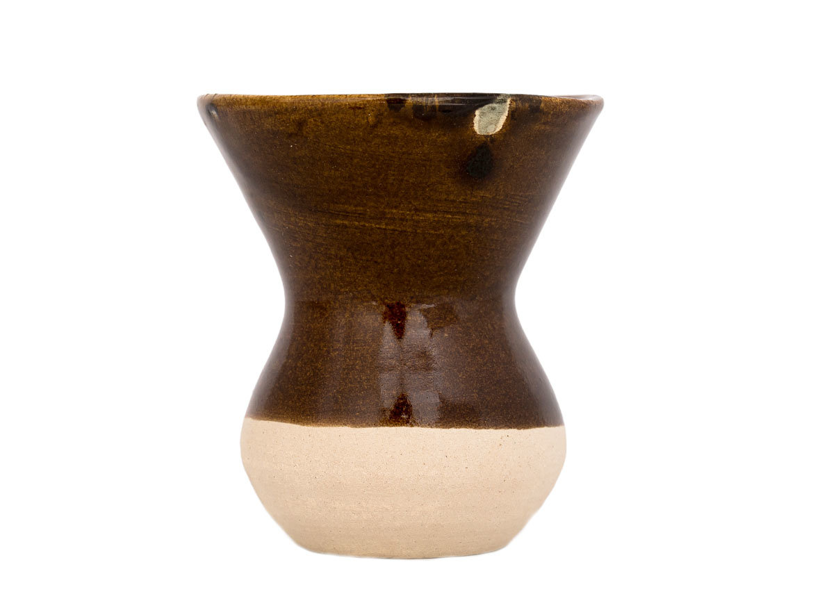 Vessel for mate (kalabas) # 30174, ceramic