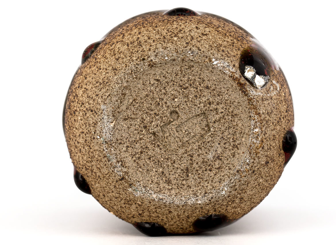 Vessel for mate (kalabas) # 30193, ceramic
