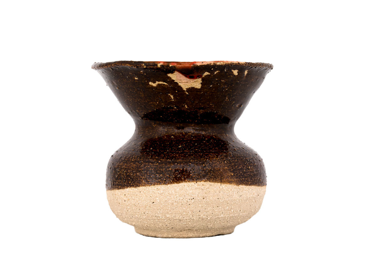 Vessel for mate (kalabas) # 30194, ceramic