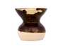 Vessel for mate (kalabas) # 30198, ceramic
