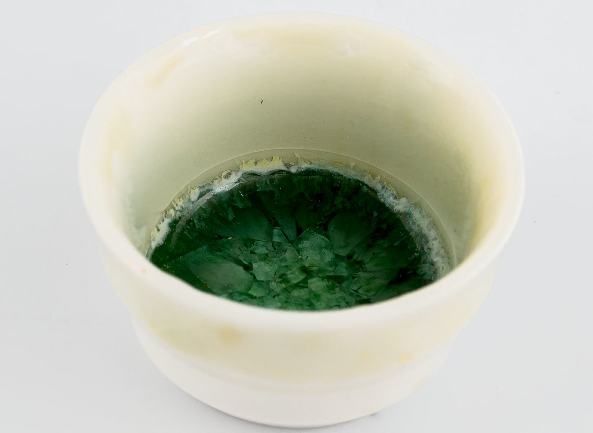 Cup # 30590, wood firing/porcelain, 60 ml.