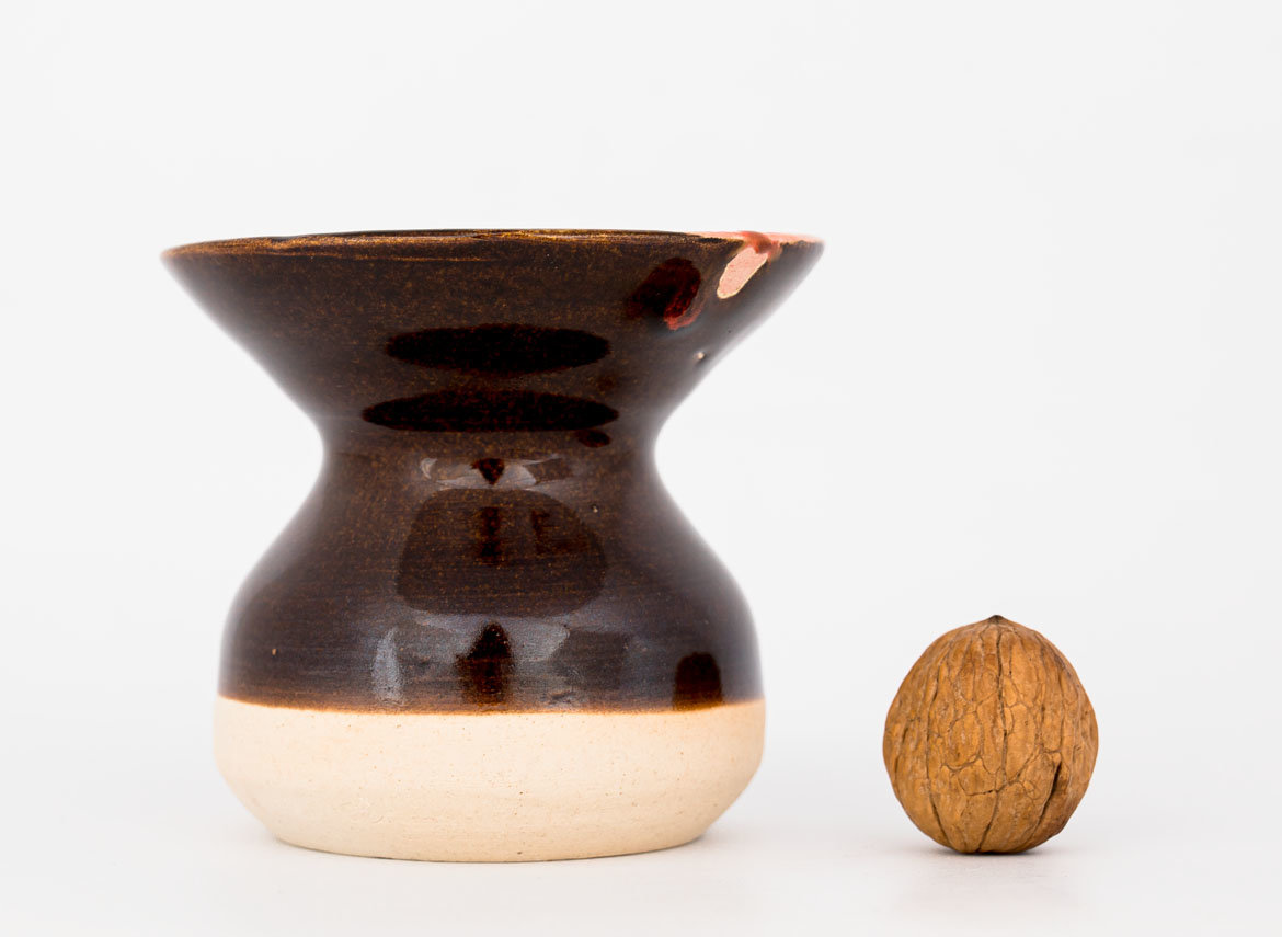 Vessel for mate (kalabas) # 30668, ceramic