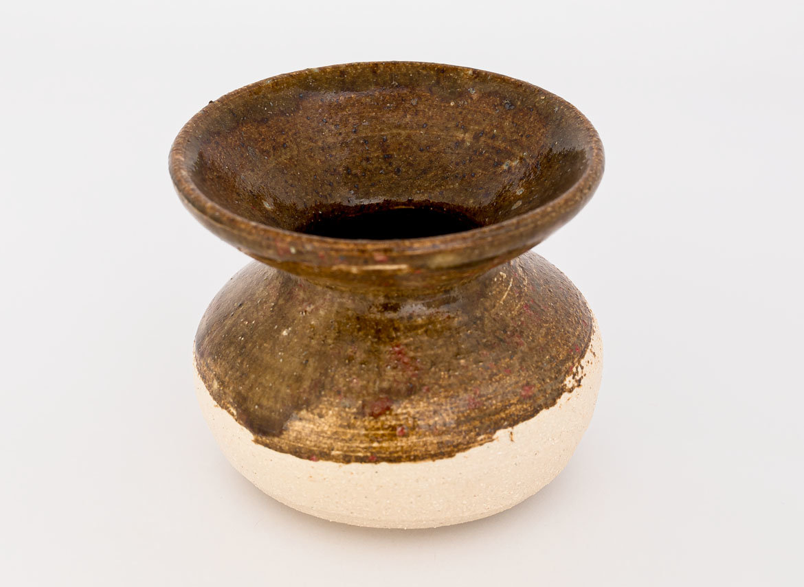 Vessel for mate (kalabas) # 30669, ceramic