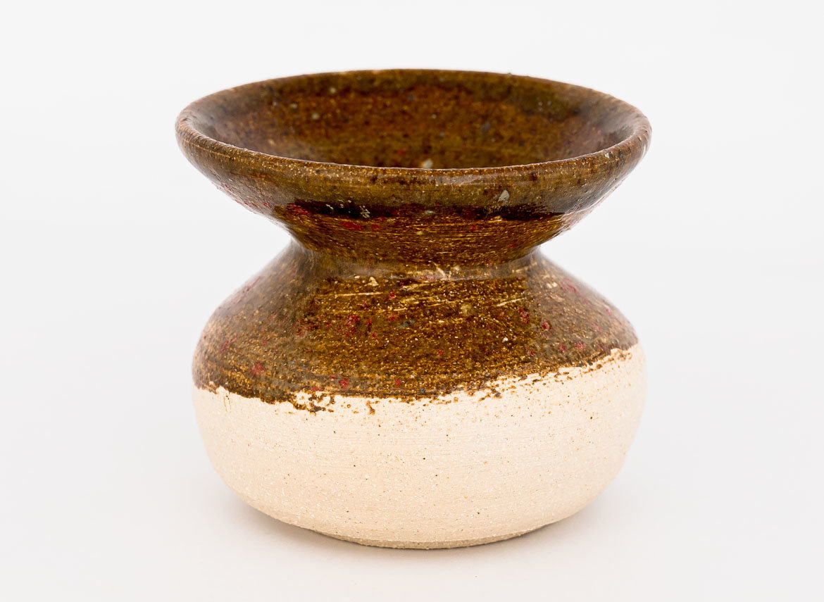 Vessel for mate (kalabas) # 30669, ceramic
