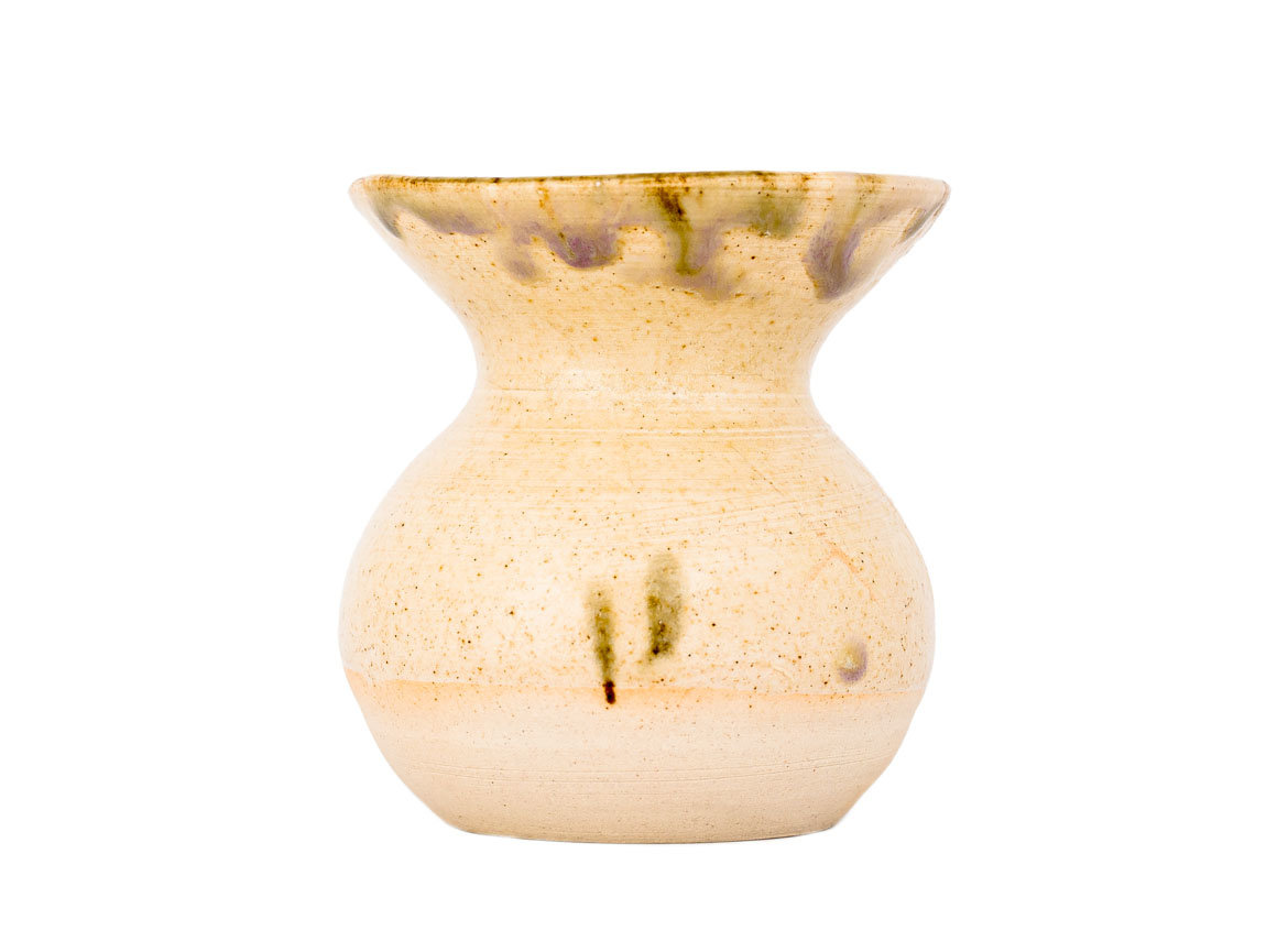 Vessel for mate (kalabas) # 30672, ceramic