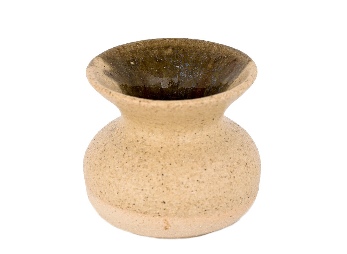 Vessel for mate (kalabas) # 30674, ceramic