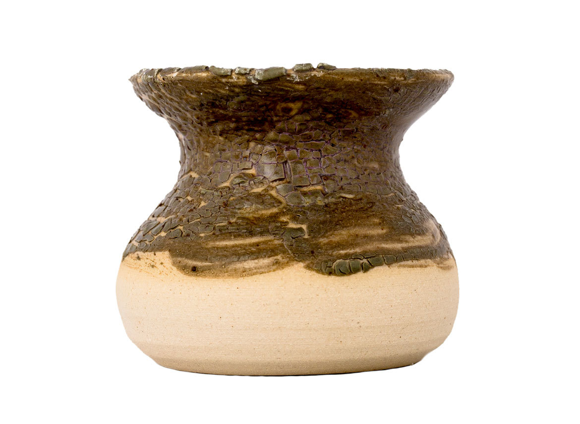 Vessel for mate (kalabas) # 30694, ceramic