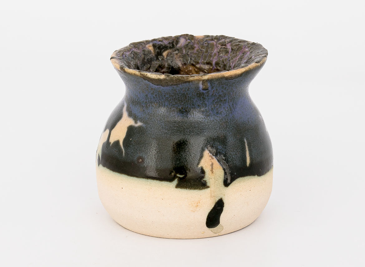 Vessel for mate (kalabas) # 30695, ceramic