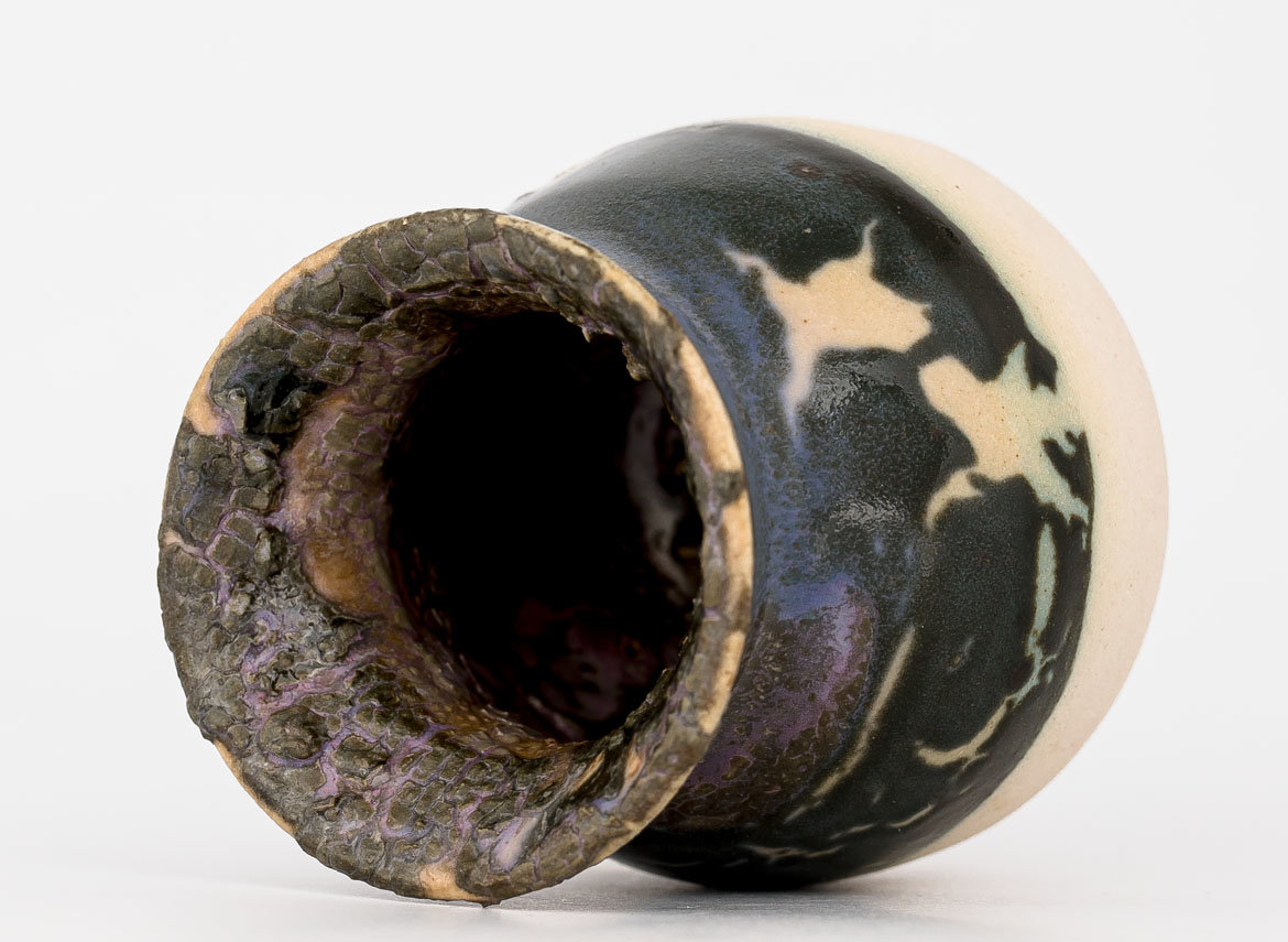 Vessel for mate (kalabas) # 30695, ceramic