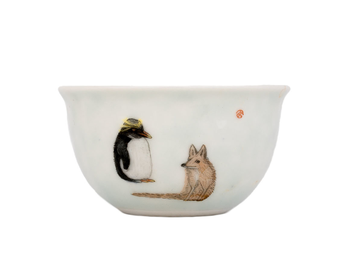 Cup # 30757, jingdezhen porcelain, hand painted, 78 ml.