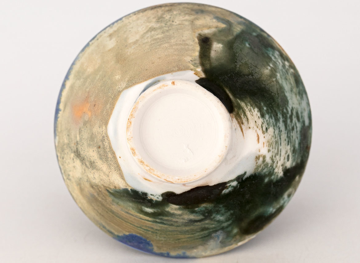 Cup # 31034, wood firing/porcelain, 44 ml.