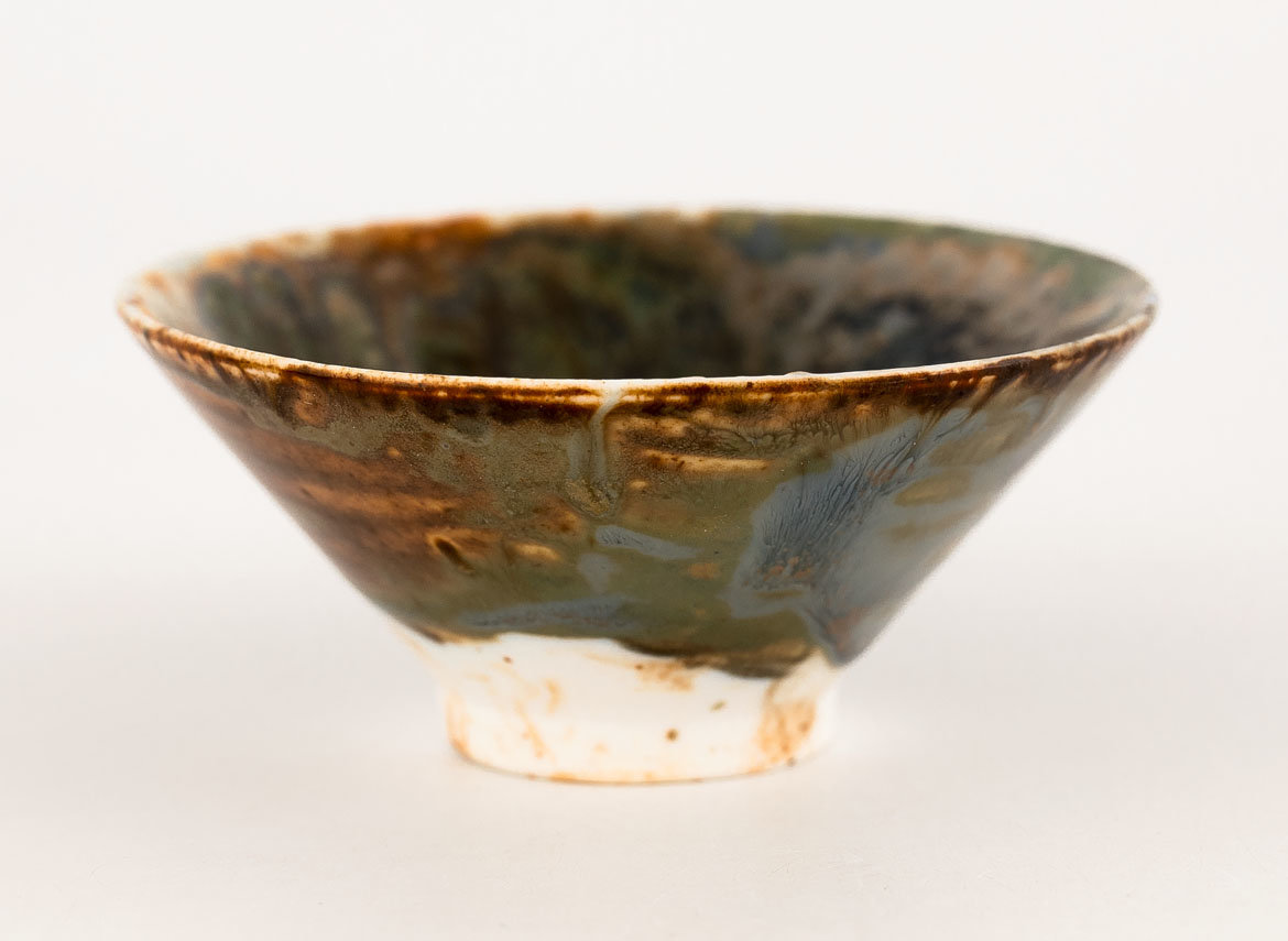 Cup # 31039, wood firing/porcelain, 44 ml.