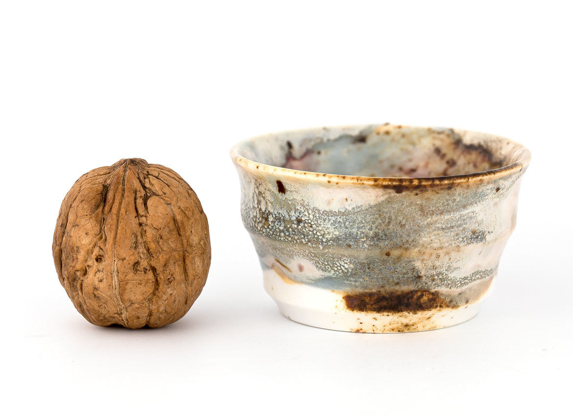 Cup # 31054, wood firing/porcelain, 60 ml.