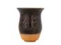 Vessel for mate (kalabas) # 31425, ceramic