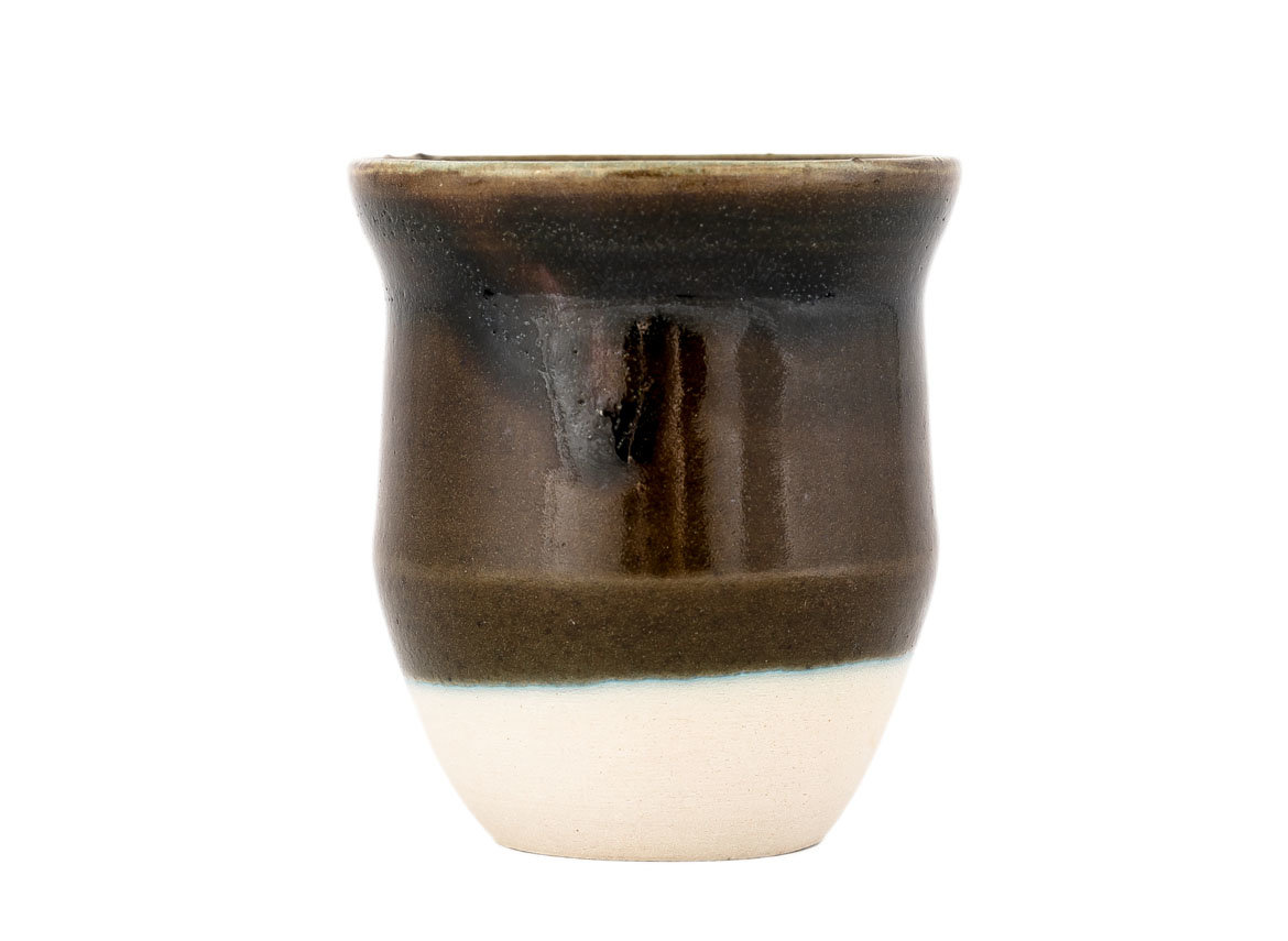 Vessel for mate (kalabas) # 31430, ceramic