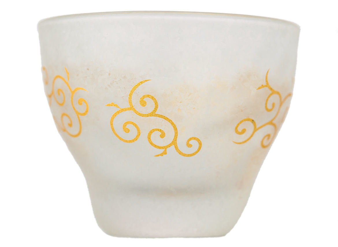 Cup with stand # 31675, hand painting/glass, 75 ml.