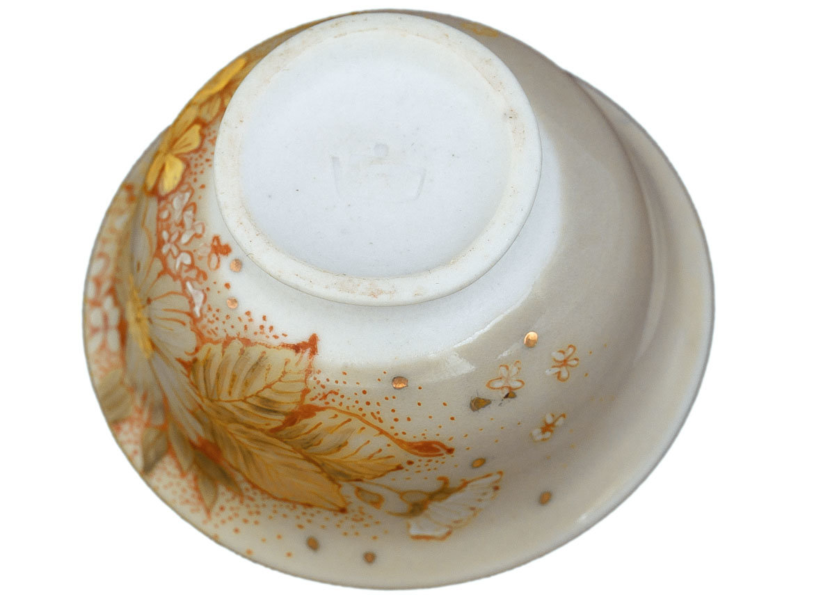 Cup # 31830, wood firing/ceramic/hand painting, 48 ml.