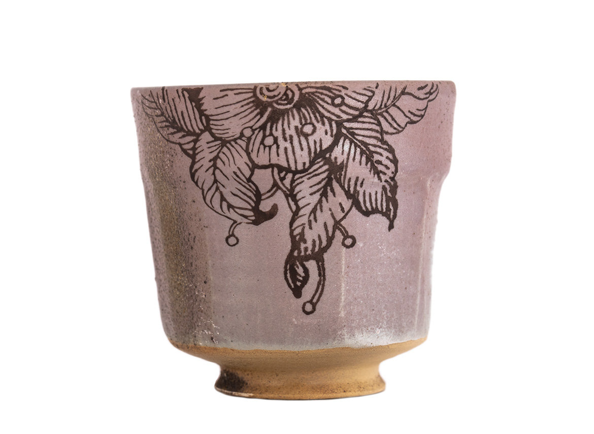 Cup # 31839, wood firing/ceramic/hand painting, 210 ml.