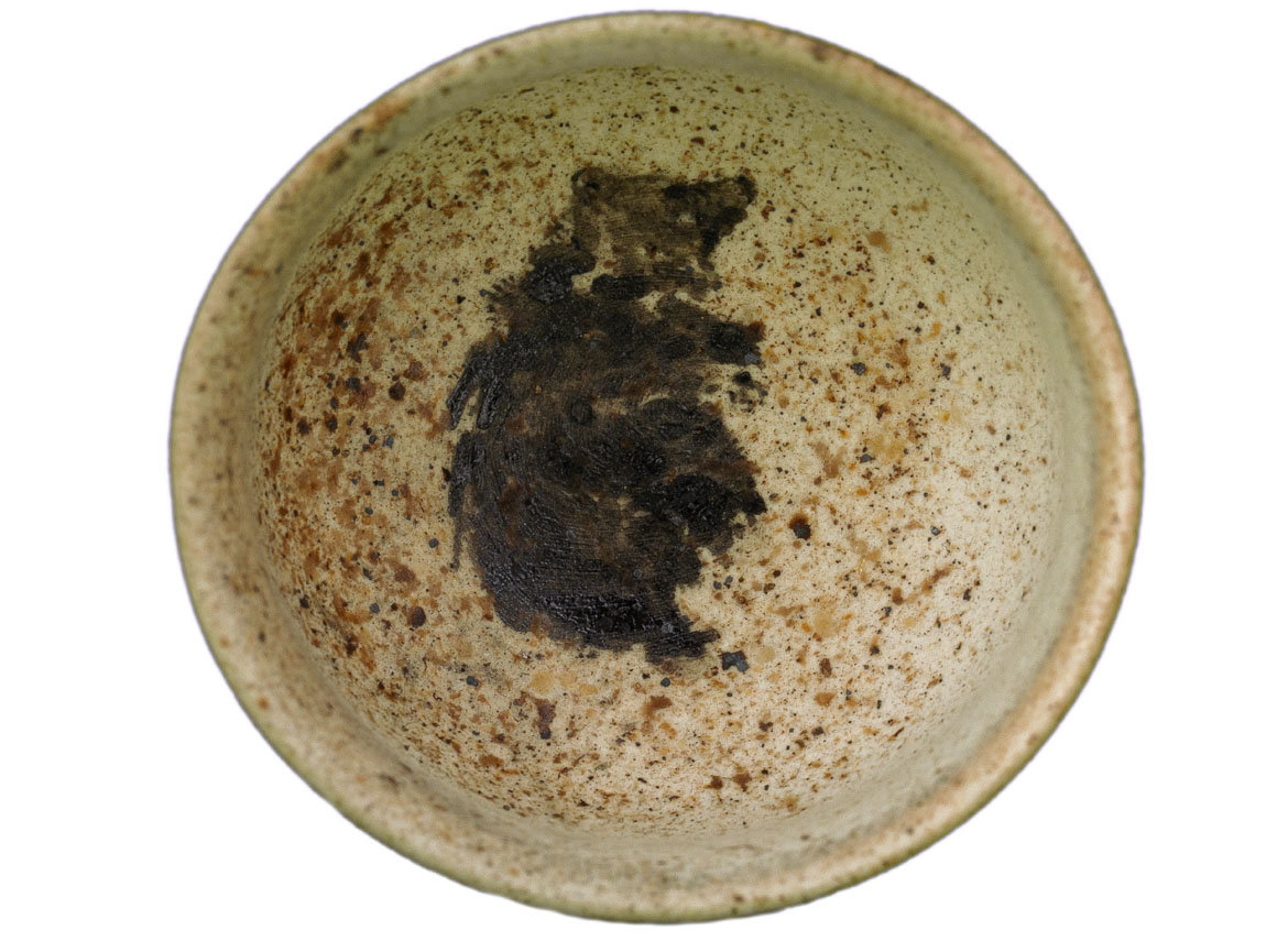 Cup # 31954, wood firing/ceramic/hand painting, 28 ml.