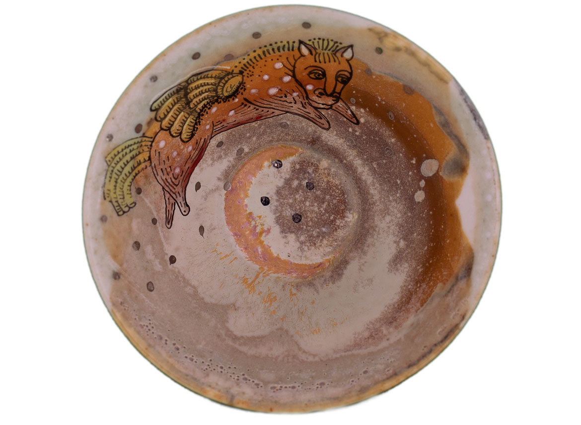 Cup # 31981, wood firing/ceramic/hand painting, 44 ml.