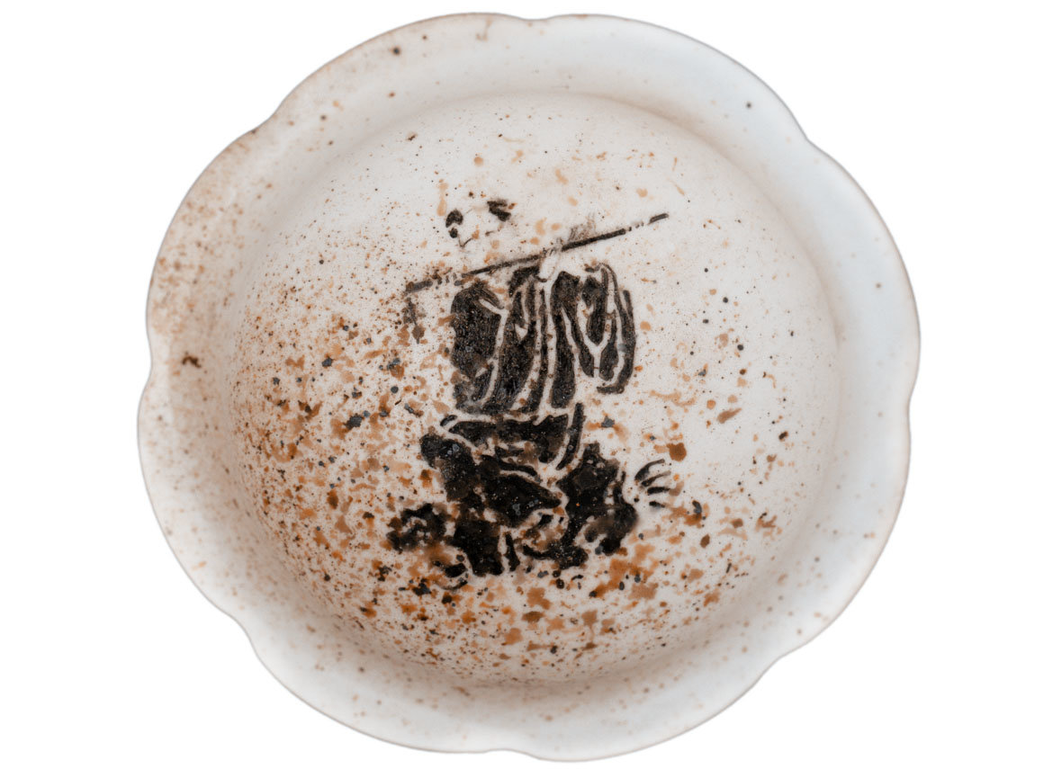 Cup # 32015, wood firing/ceramic/hand painting, 72 ml.