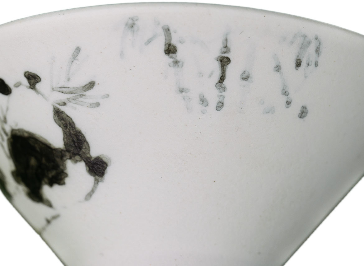 Cup # 32024, wood firing/ceramic/hand painting, 44 ml.