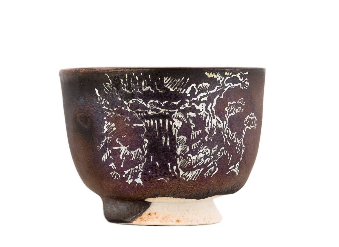Cup # 32037, wood firing/ceramic/hand painting, 62 ml.