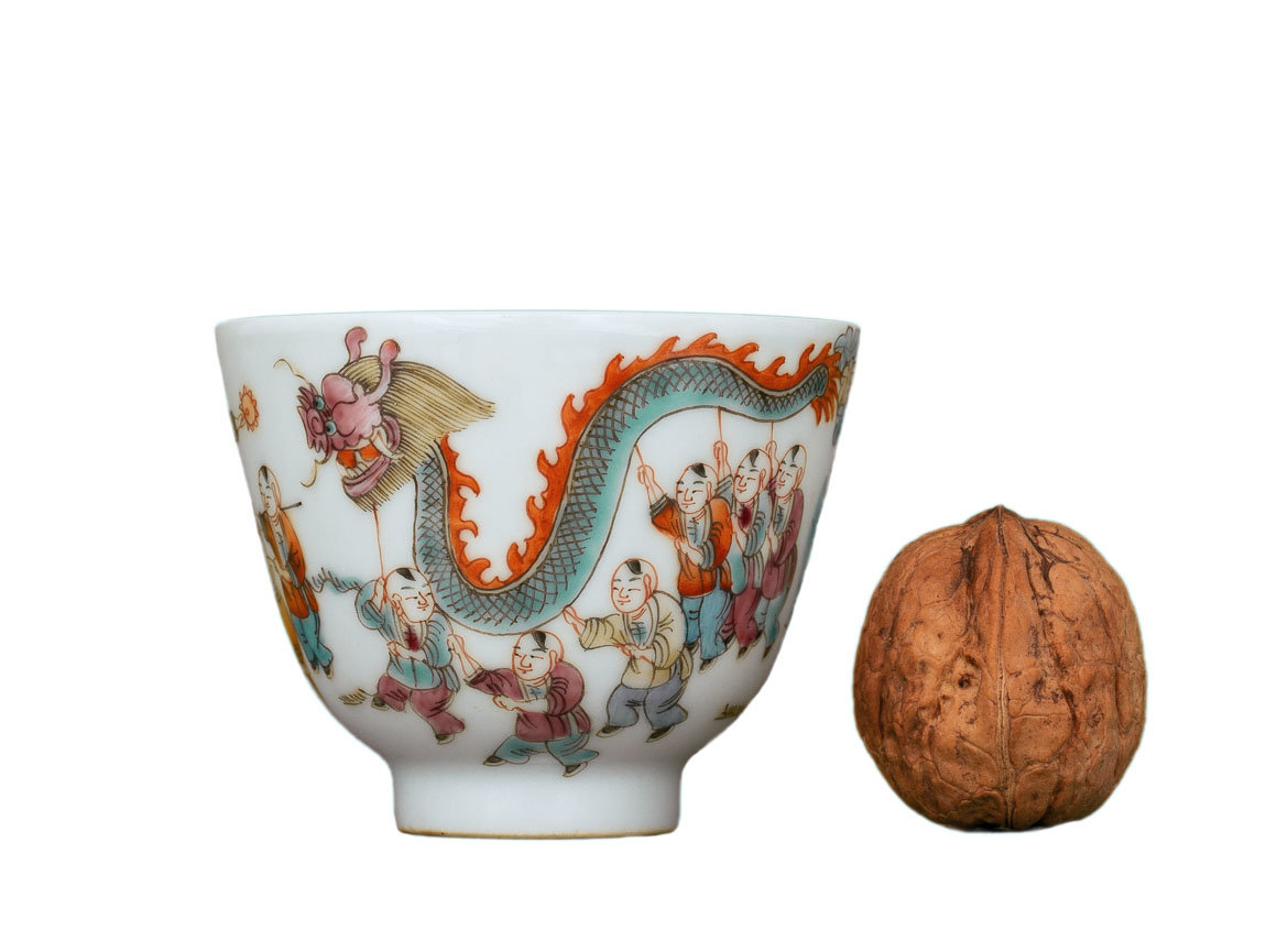 Cup # 32550, ceramic/hand painting, 130 ml.