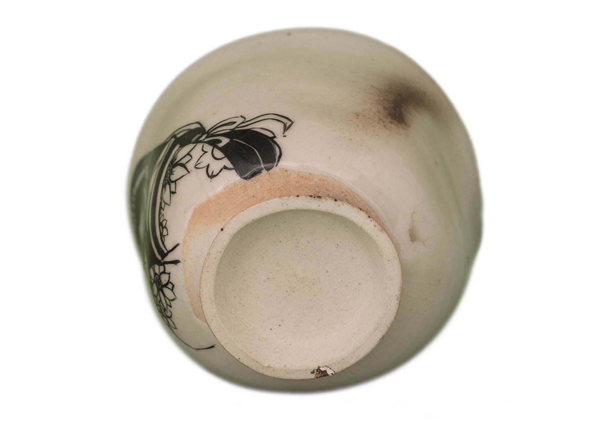 Cup # 32655, wood firing/ceramic/hand painting, 130 ml.