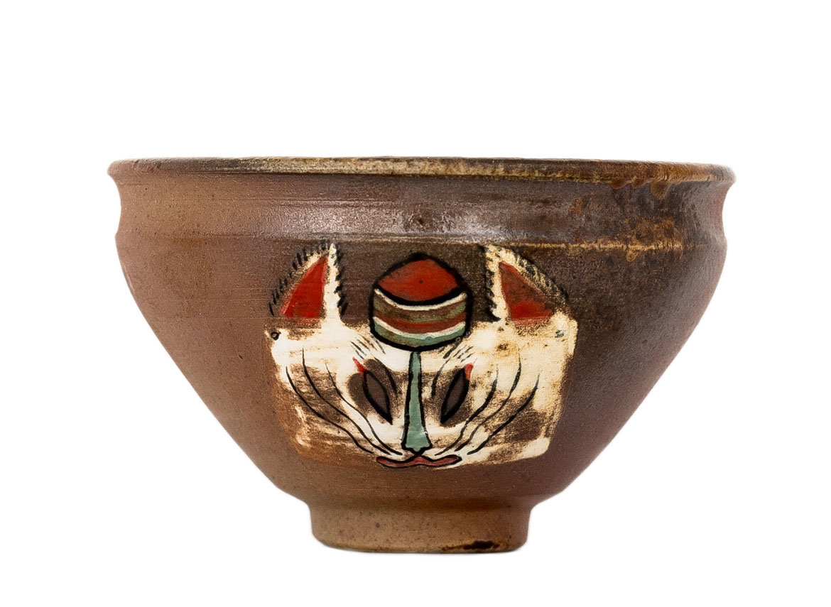 Cup # 32794, wood firing/ceramic/hand painting, 78 ml.