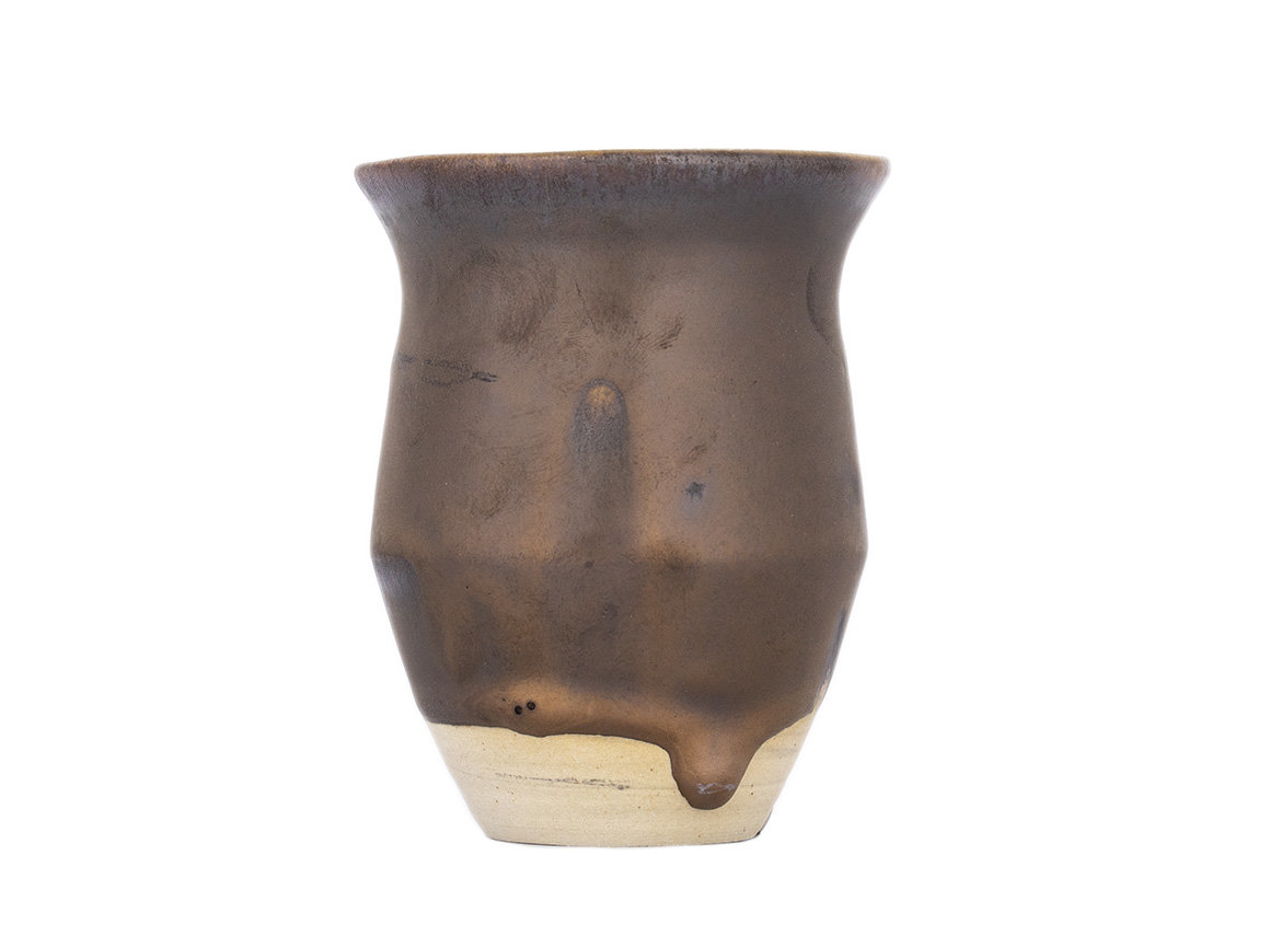 Vessel for mate (kalabas) # 32830, wood firing/ceramic