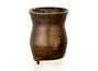 Сосуд для питья мате (калебас) # 32833, дровяной обжиг/керамика