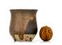 Сосуд для питья мате (калебас) # 32837, дровяной обжиг/керамика