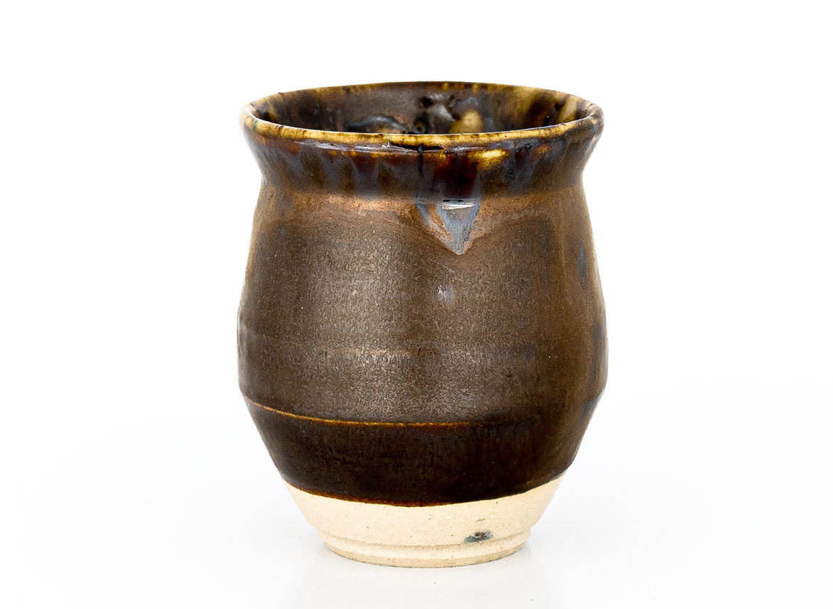 Vessel for mate (kalabas) # 32840, wood firing/ceramic