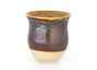 Сосуд для питья мате (калебас) # 32851, дровяной обжиг/керамика