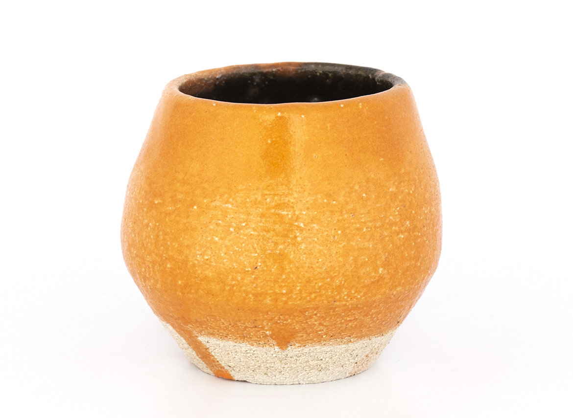 Vessel for mate (kalabas) # 32865, wood firing/ceramic