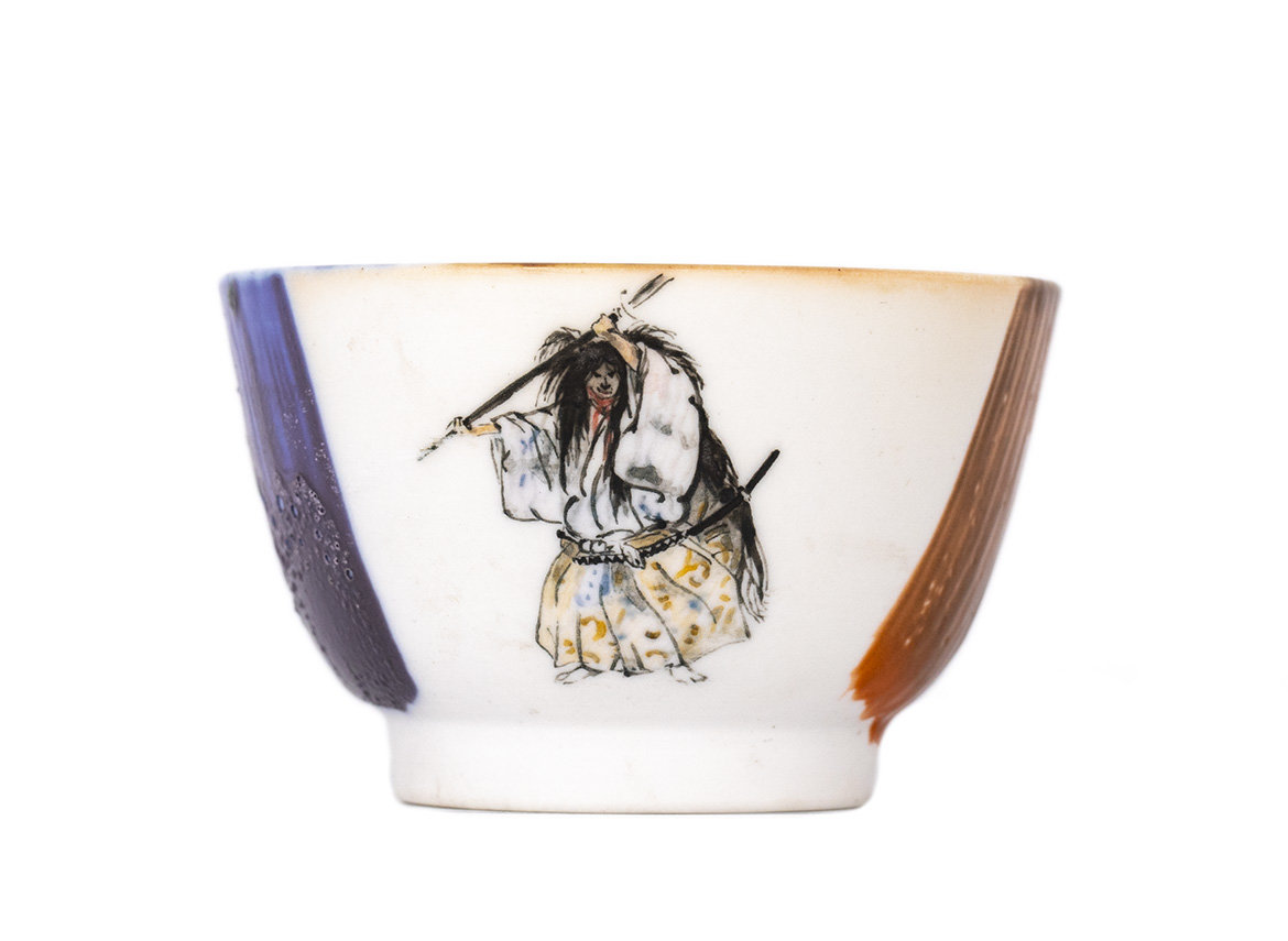 Cup # 32892, wood firing/ceramic/hand painting, 107 ml.