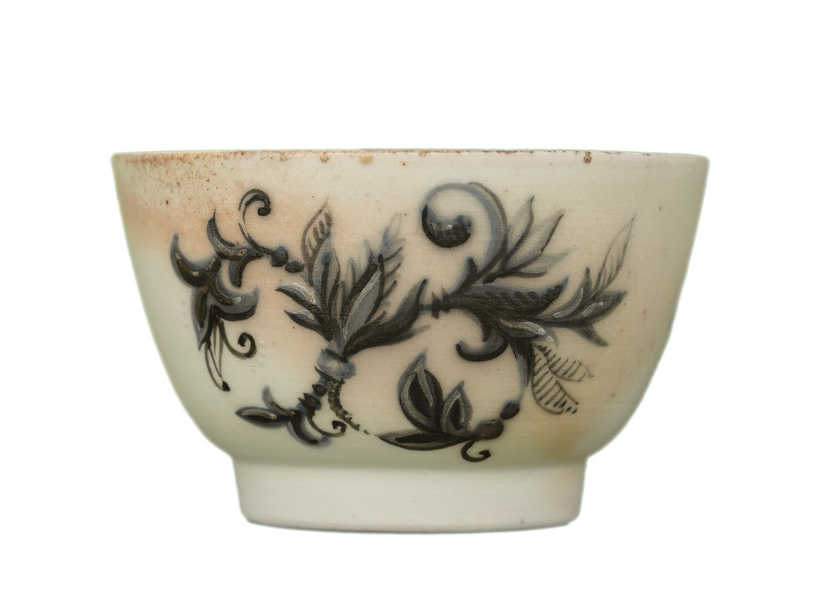 Cup # 32937, wood firing/ceramic/hand painting, 110 ml.