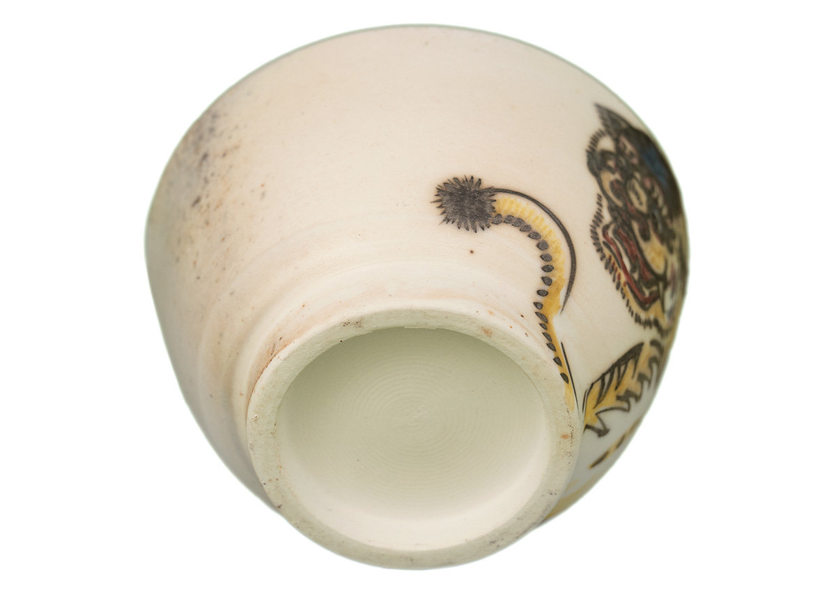Cup # 32941, wood firing/ceramic/hand painting, 110 ml.