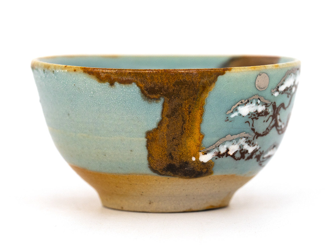 Cup # 32943, wood firing/ceramic/hand painting, 40 ml.