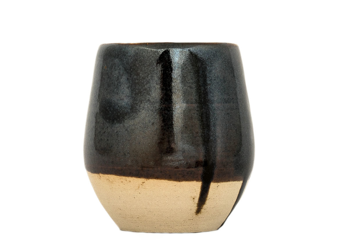 Vessel for mate (kalabas) # 33066, ceramic