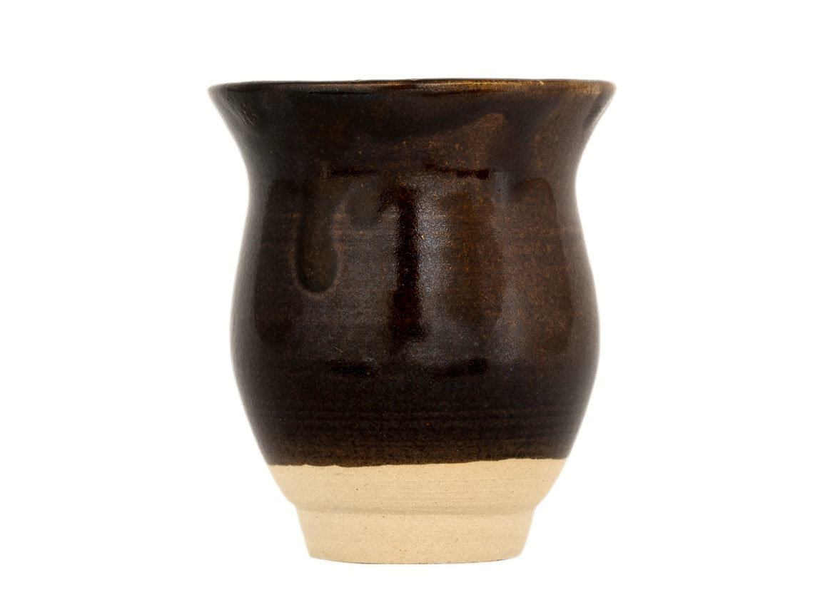 Vessel for mate (kalabas) # 33070, ceramic