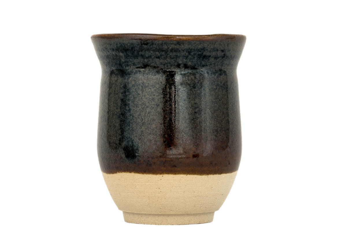 Vessel for mate (kalabas) # 33076, ceramic