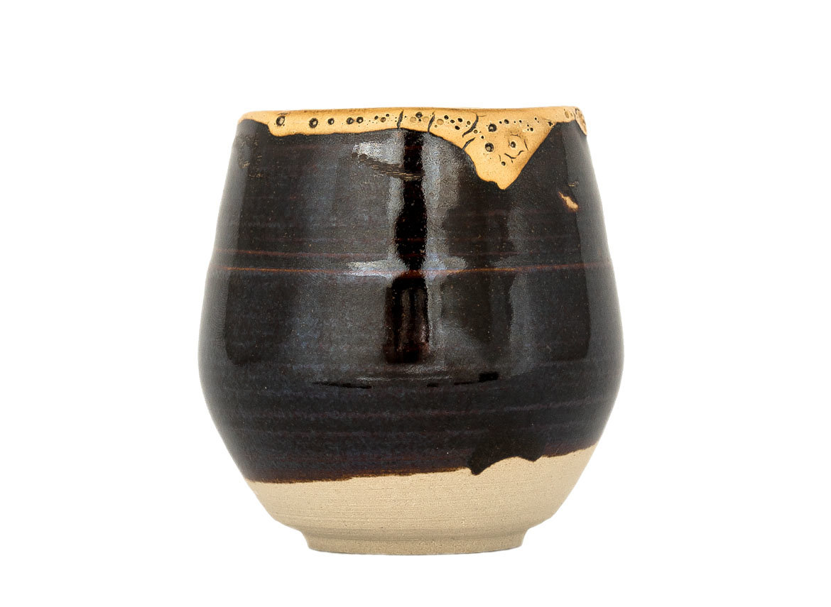 Vessel for mate (kalabas) # 33079, ceramic