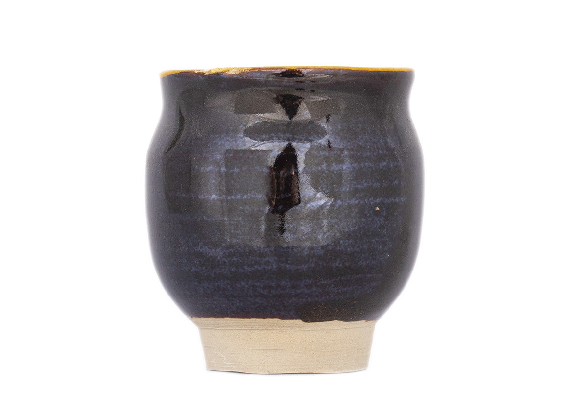 Vessel for mate (kalabas) # 33082, ceramic