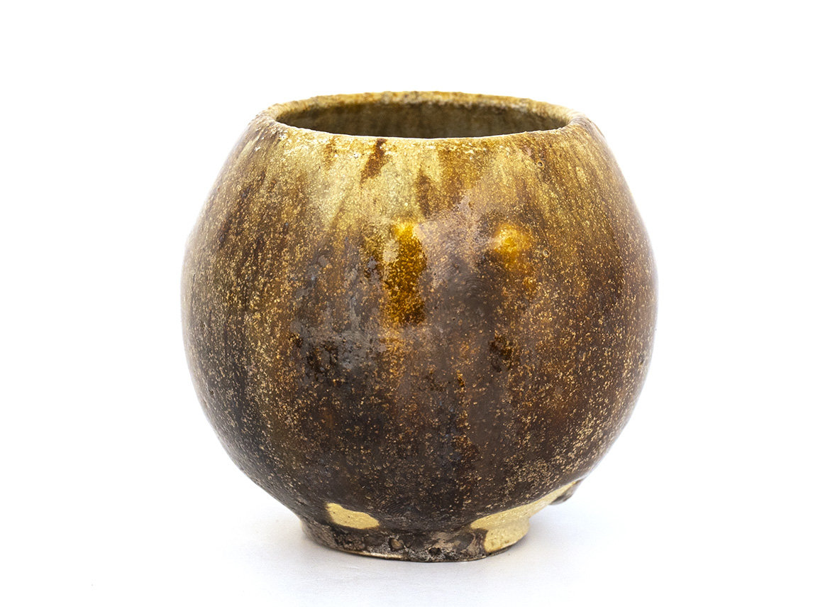 Vessel for mate (kalabas) # 33097, ceramic